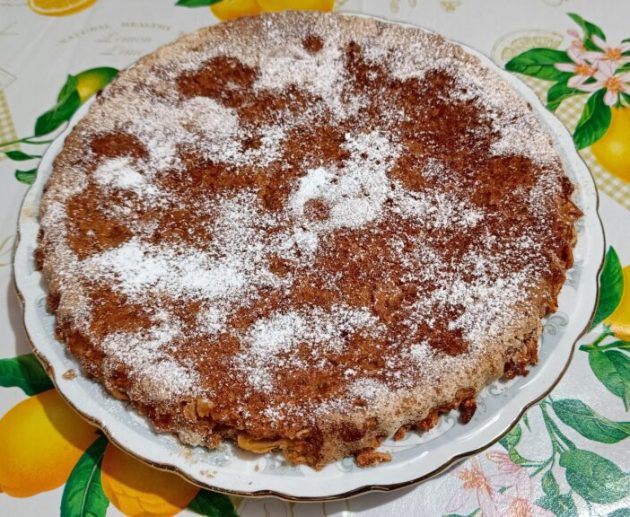 пирог яблочный насыпной БЕЗ глютена, яиц и лактозы apetova.kz