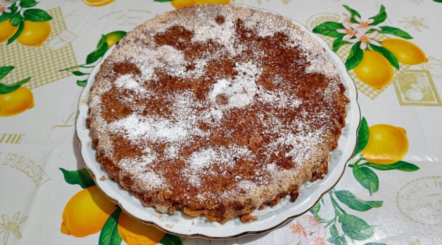 пирог яблочный насыпной БЕЗ глютена, яиц и лактозы apetova.kz