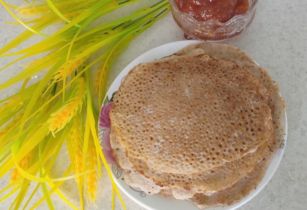 9. Блинчики из суки зеленой гречки без глютена лактозы и яиц