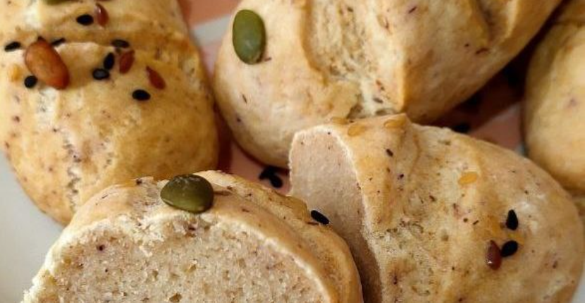 Булочки рисовые без глютена, лактозы и яиц